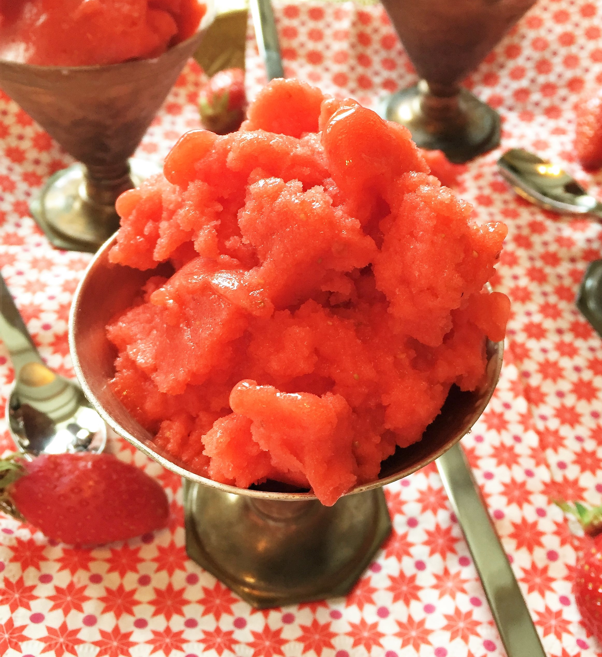 Sorbet à la fraise
