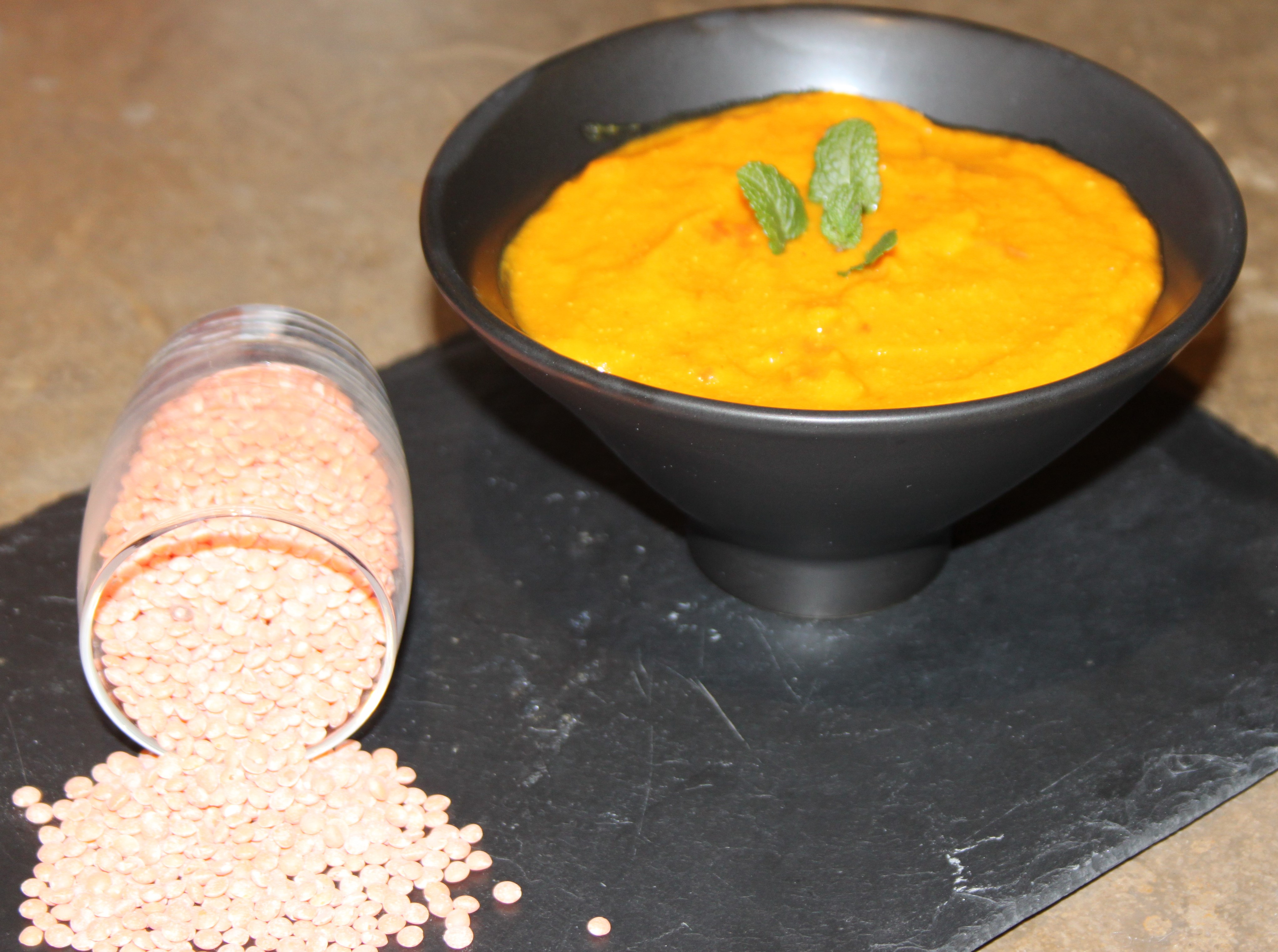 Soupe indienne aux lentilles corail