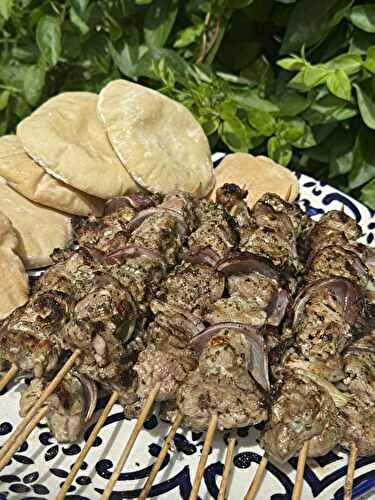 Souvlaki de porc comme à Athènes