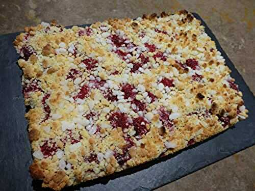 Streusel à la framboise