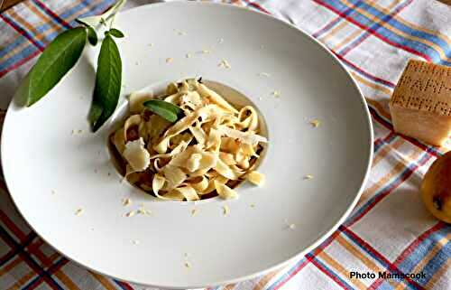 Tagliatelles fraiches (ou pas!) au citron et à la sauge, tout simplement!