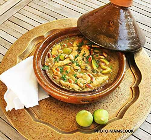 Tajine de poulet aux figues fraiches