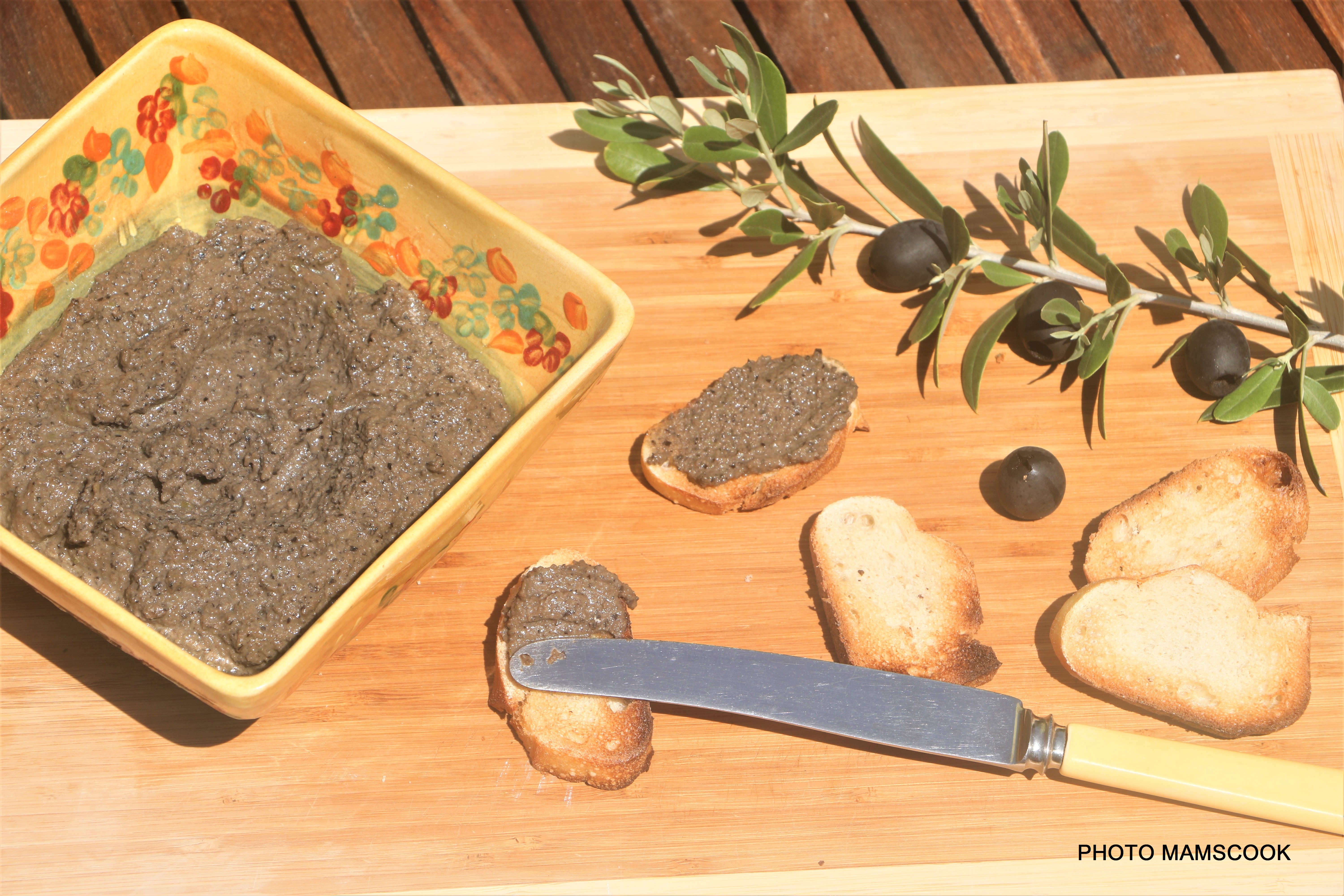 Tapenade noire à ma façon