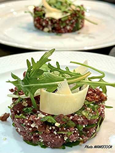 Tartare de magret aux saveurs italiennes de Paul