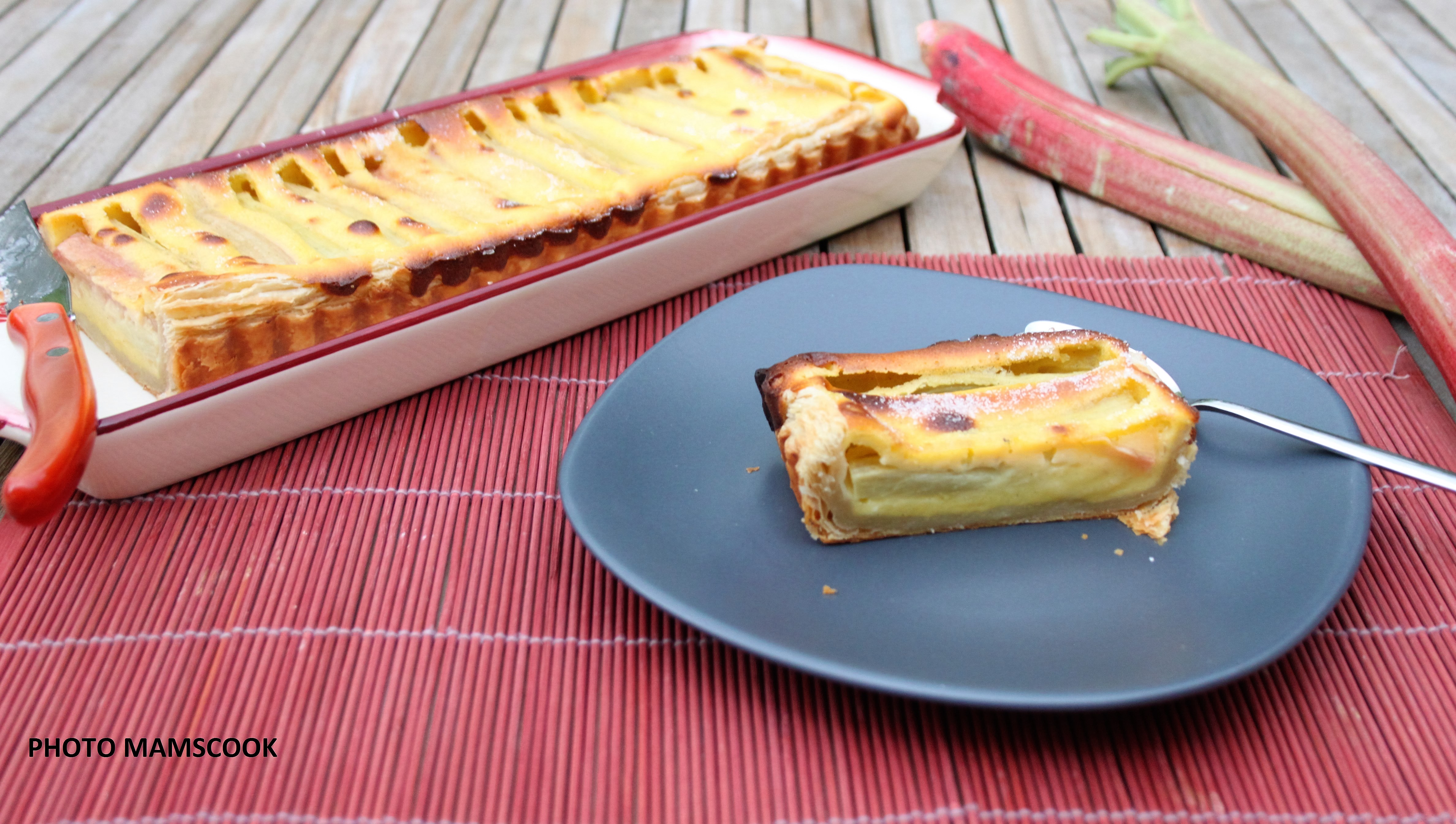 Tarte à la rhubarbe