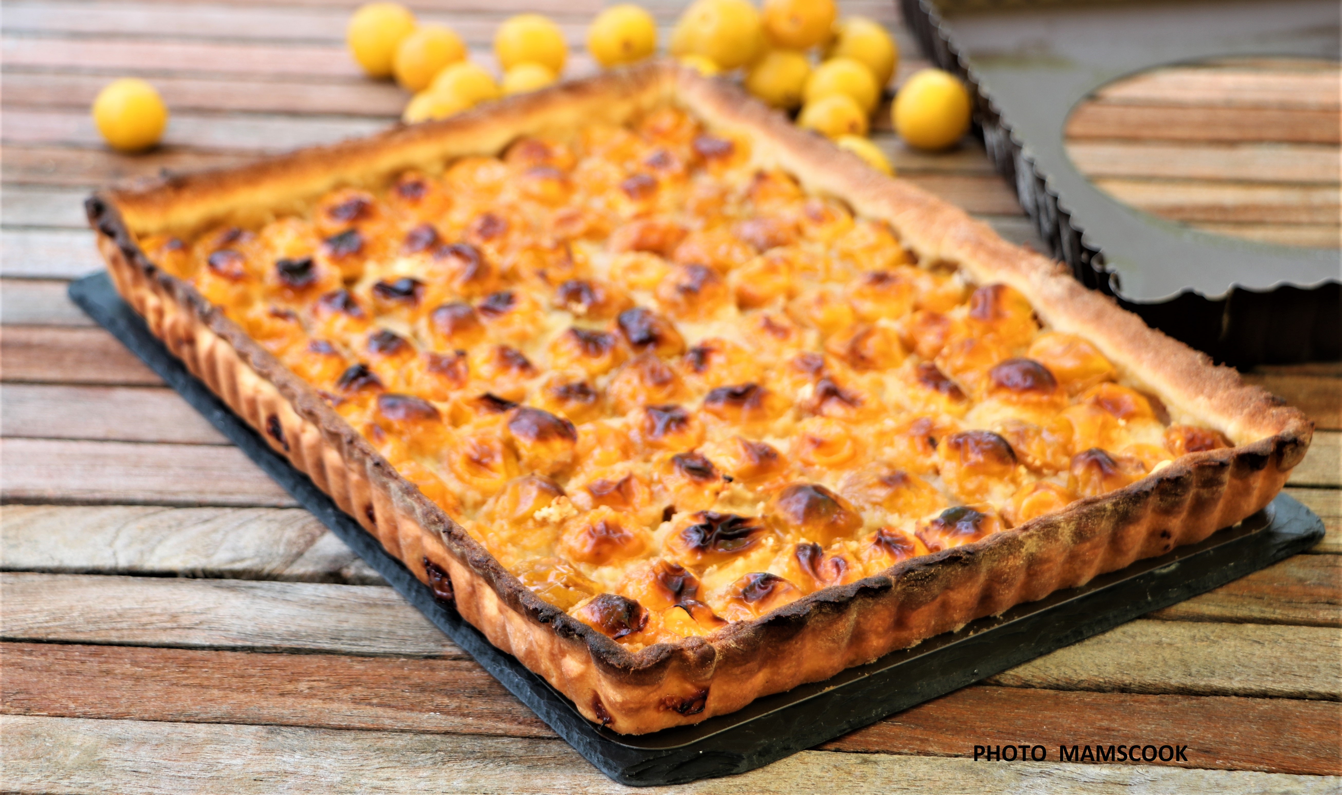 Tarte aux mirabelles