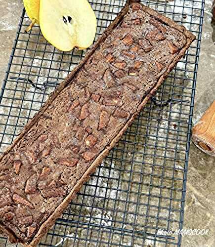 Tarte poire chocolat