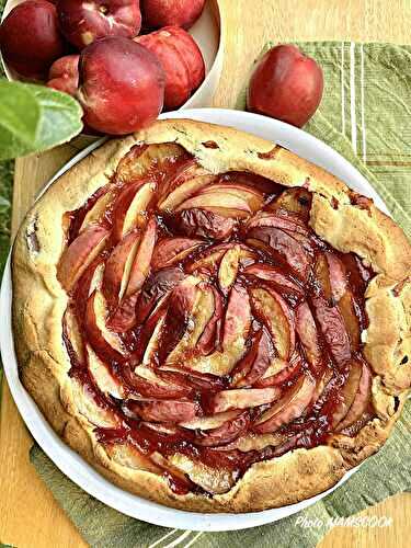 Tarte rustique aux nectarines