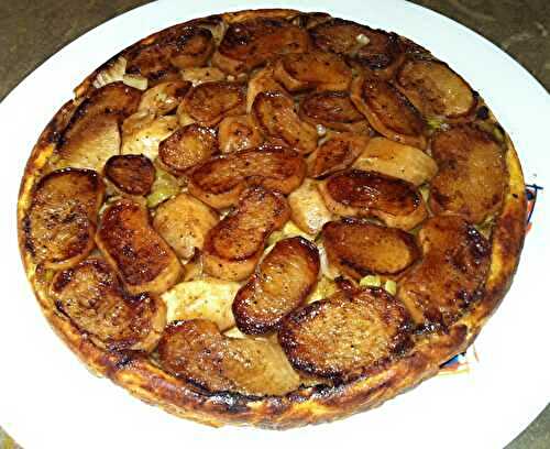 Tarte tatin aux navets nouveaux