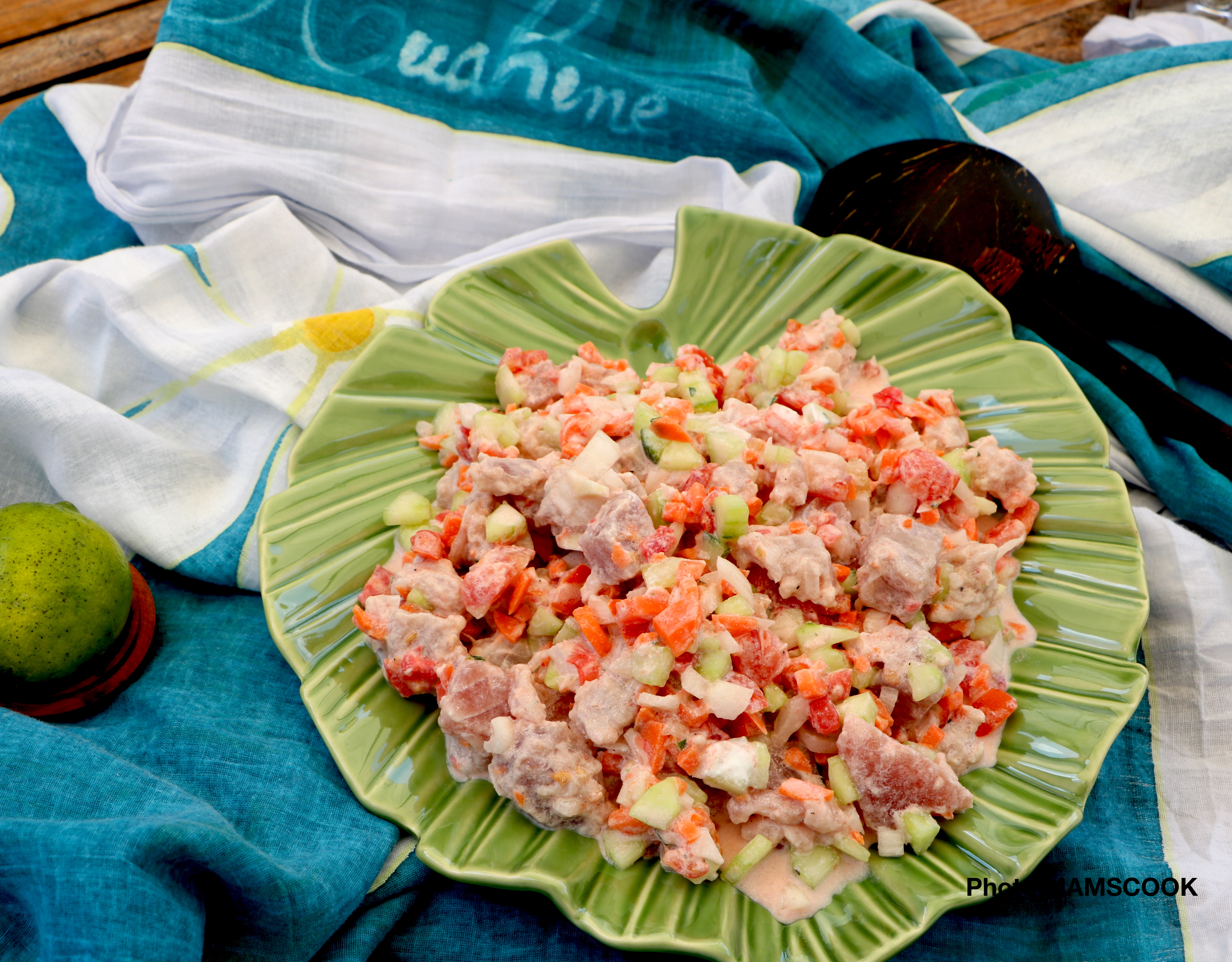 Thon cru à la tahitienne d'Anne-Julie