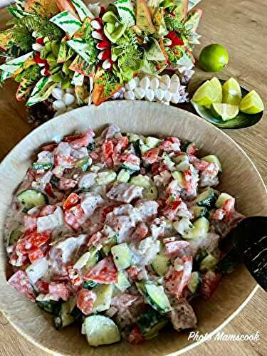 Thon cru à la tahitienne de Léa