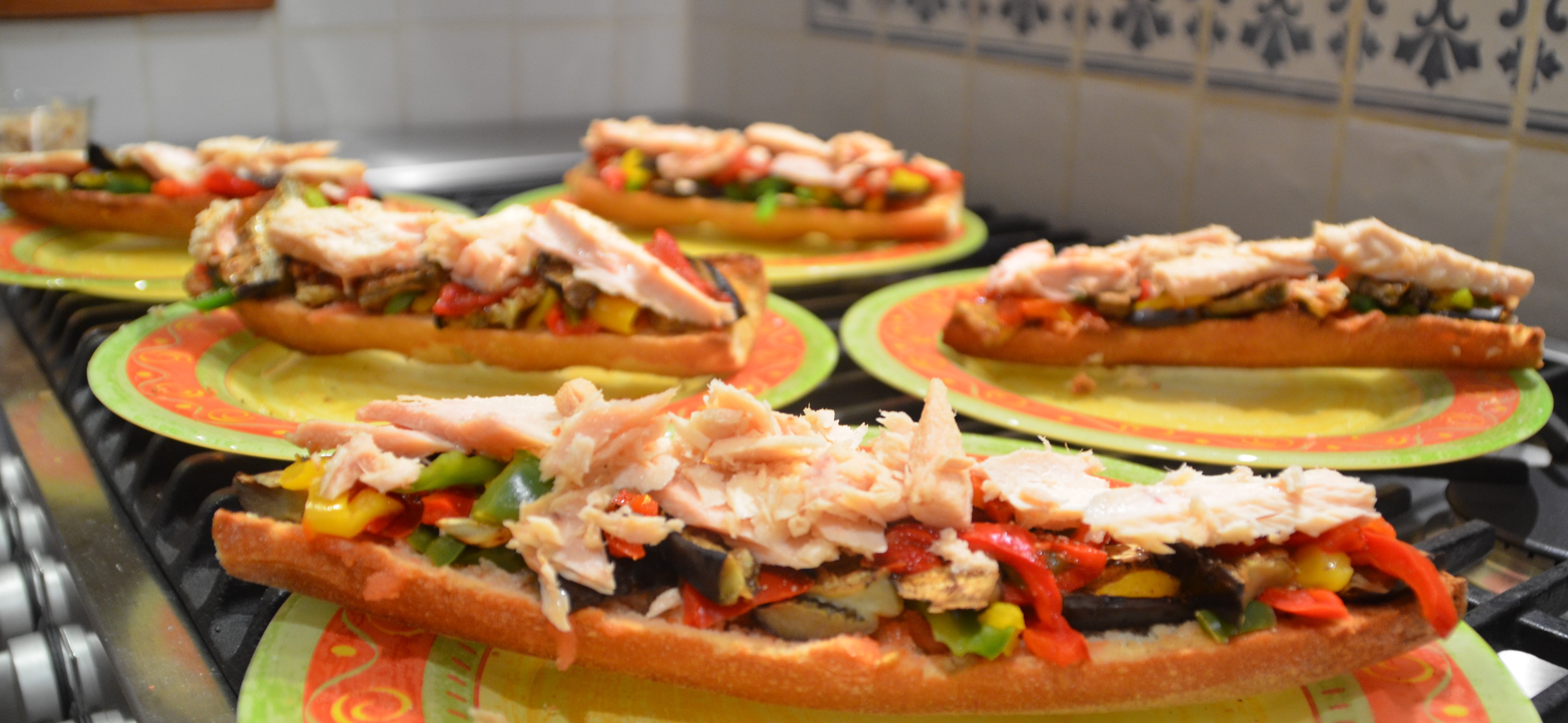 Tostada catalana au thon