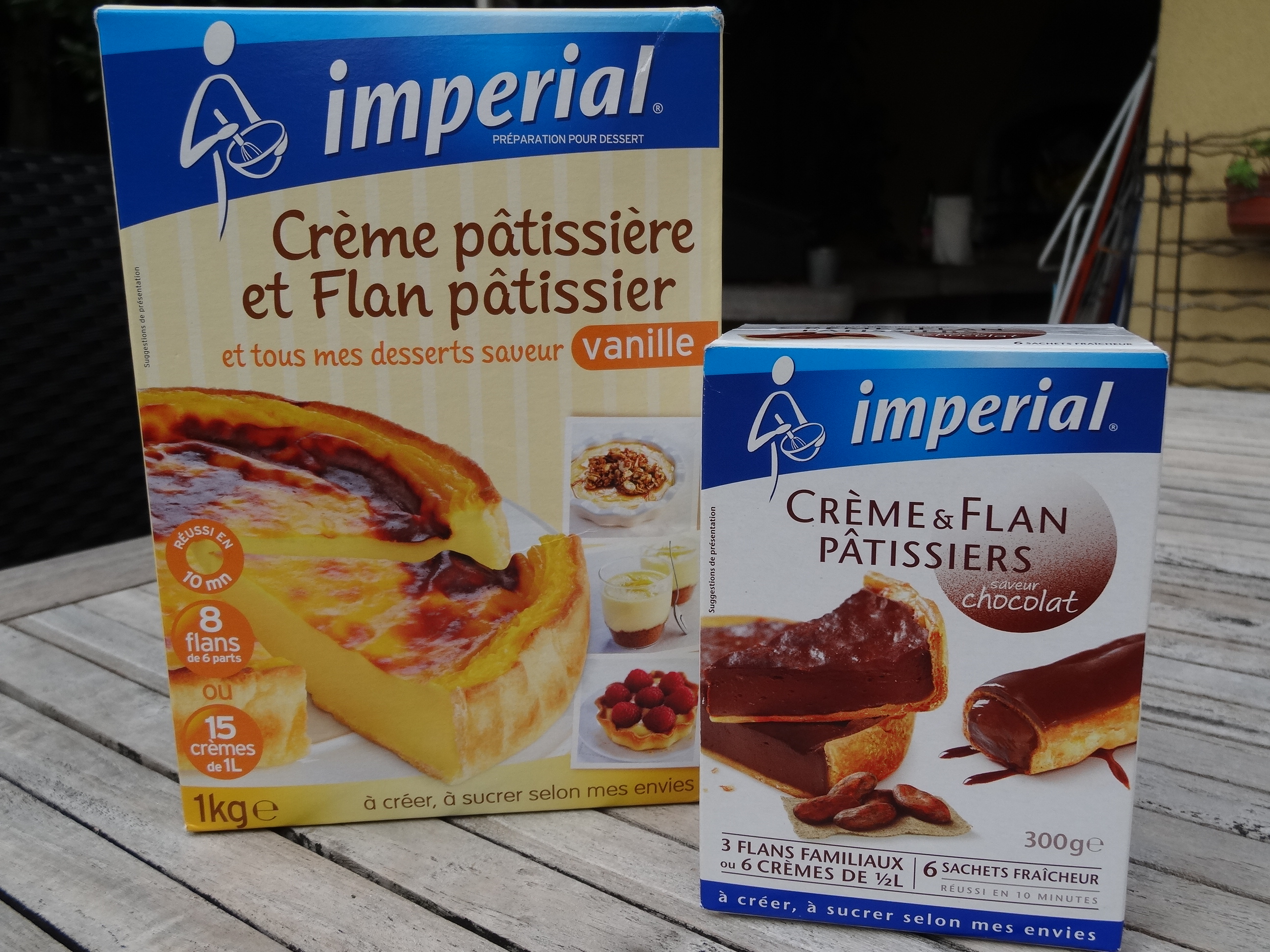 Une préparation pour faire un flan?
