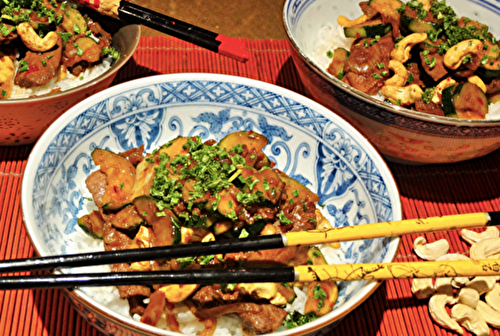 Wok de magret à la vietnamienne