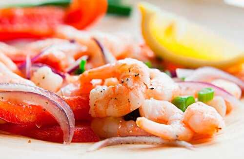 Ceviche de crevettes péruvien : une recette facile