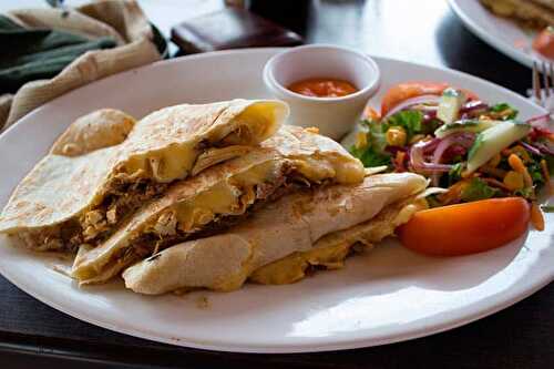 Quesadillas au fromage : recette mexicaine facile