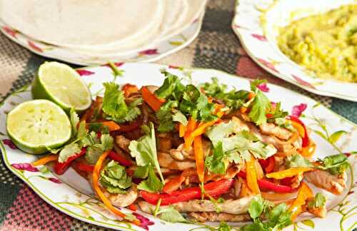 Recette de fajitas au poulet maison