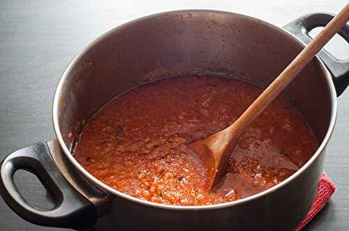 Recette de sauce bolognaise maison italienne