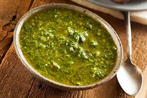 Recette de sauce chimichurri traditionnelle