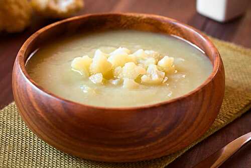 Recette de soupe de chou fleur, facile et rapide