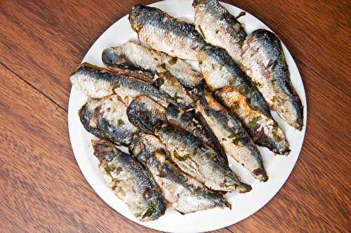 Sardines au four, recette de tapas