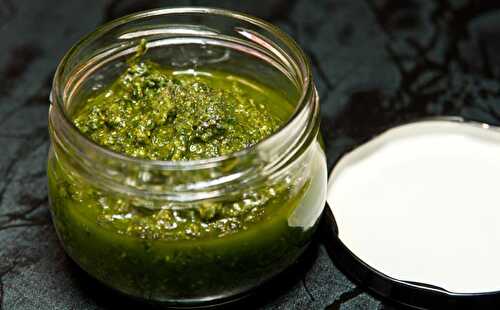 Sauce pesto italienne : recette maison