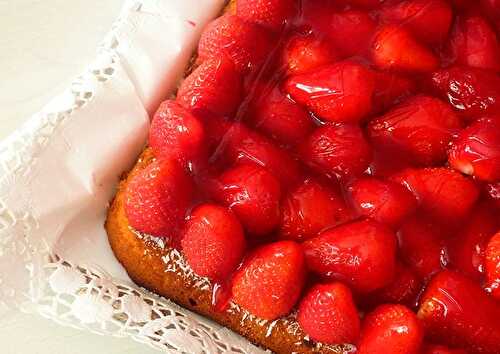 Tarte aux fraises sans sucre ajouté