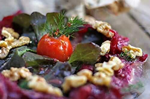 Recette de salade de betteraves rouges