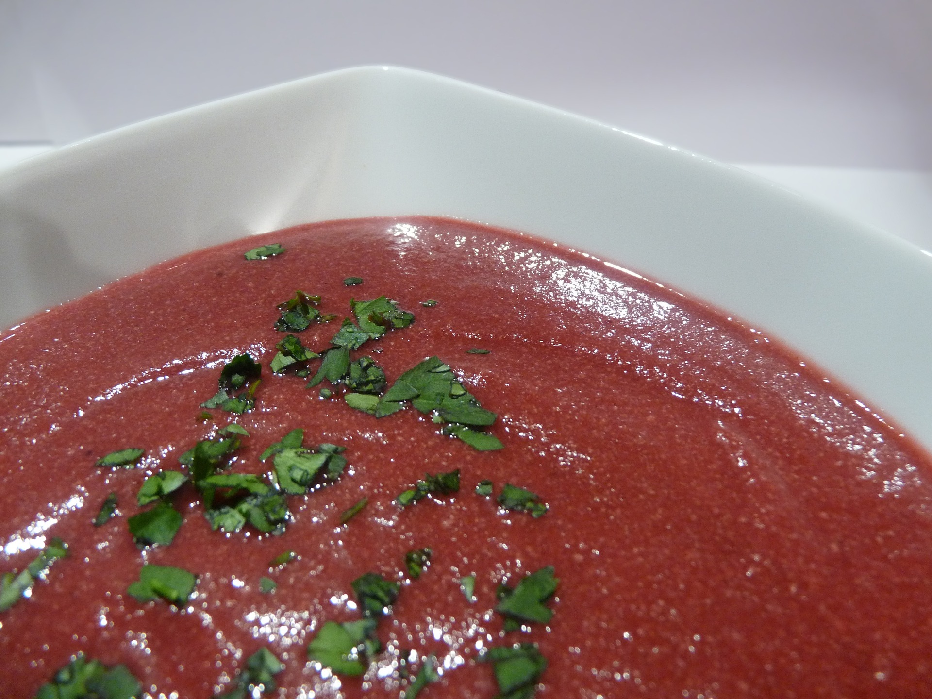 Recette de la soupe de betteraves rouges 