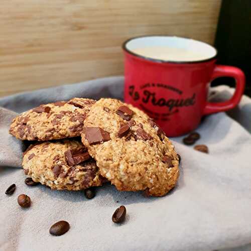 Cookies sans beurre aux pépites de chocolat (213 Kcal)