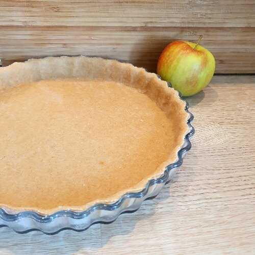 Pâte à tarte sucrée sans beurre sans lactose (203 Kcal)