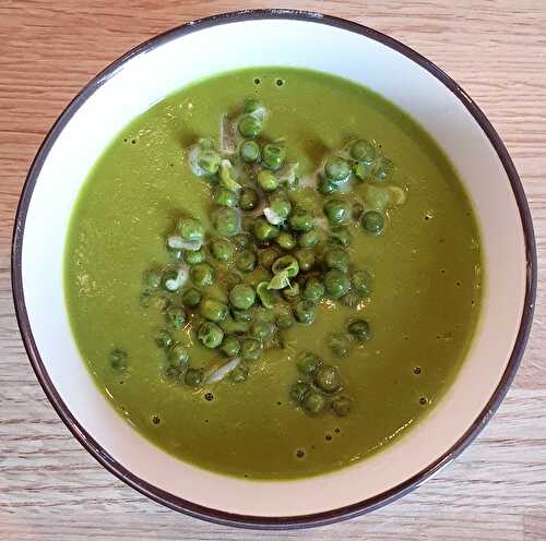 Velouté de petit-pois (408 Kcal)