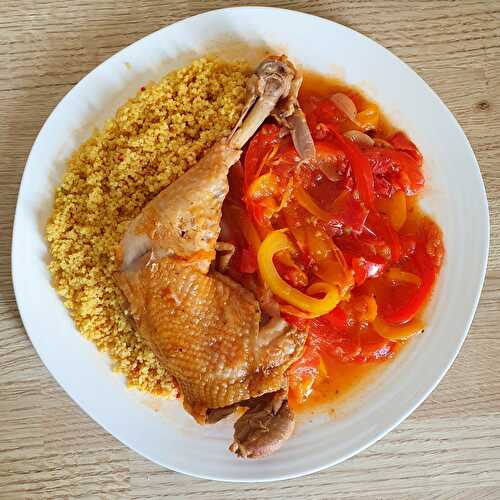 Poulet basquaise (724 Kcal)