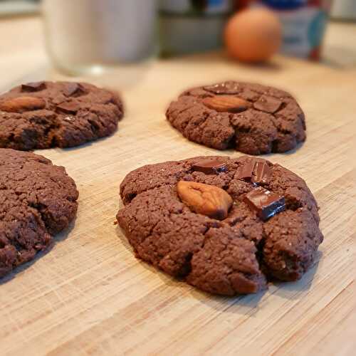 Biscuits façon Cookies au chocolat (209 Kcal)