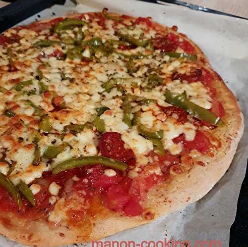Pizza gourmande (528 Kcal)