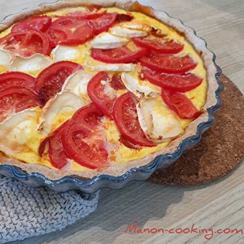 Quiche tomate – chèvre – chorizo (569 Kcal)