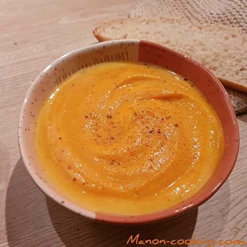 Soupe de carottes et patates douces (226 Kcal)