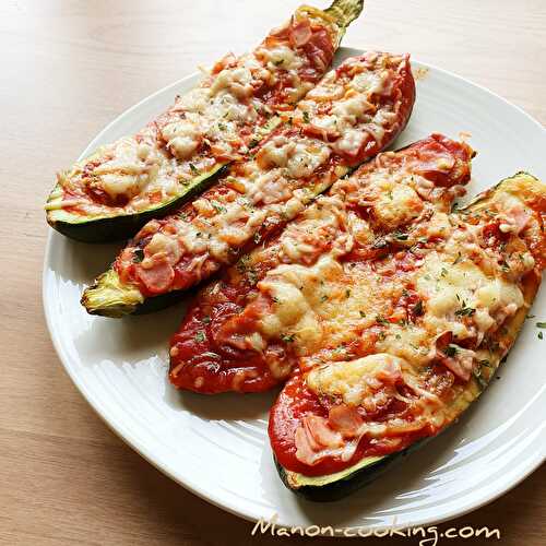 Pizza courgettes (559 Kcal)