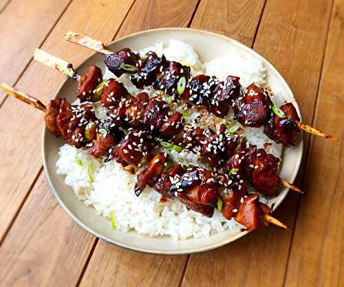 Yakitori (brochettes de poulet japonaises)