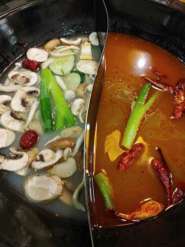 Bouillon pour fondue chinoise maison