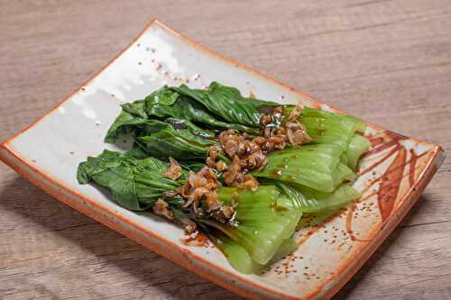 Choy sum cantonais à l'ail