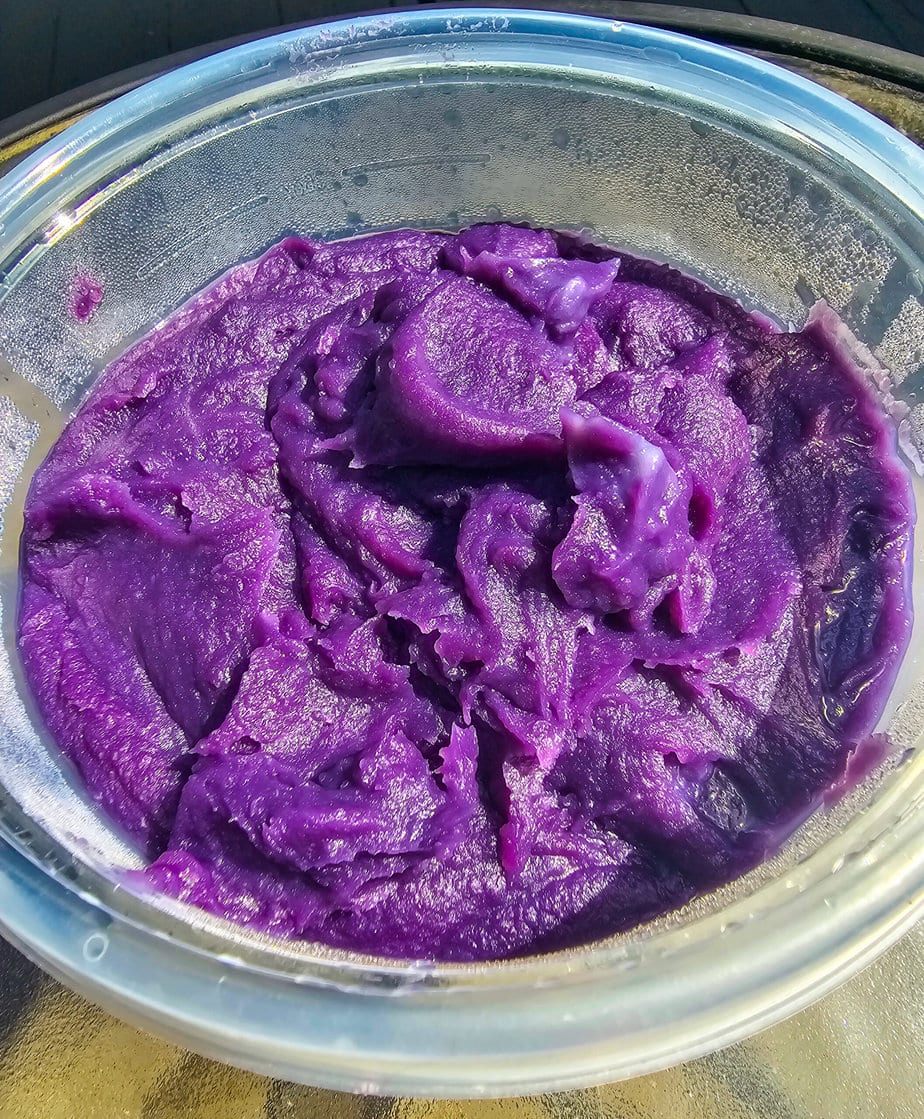 Pâte d'ube - Ube halaya maison