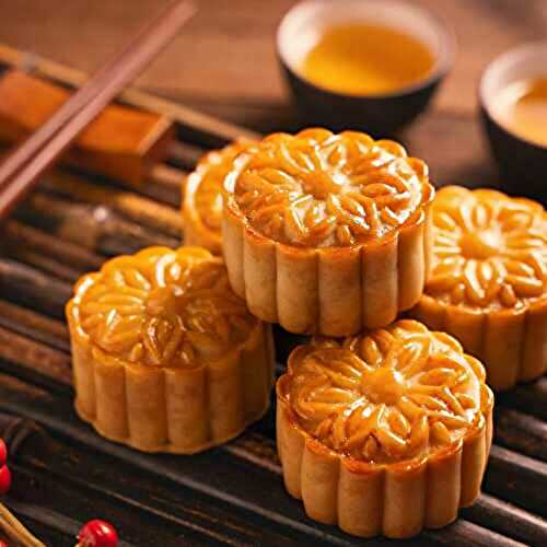 Gâteaux de lune chinois traditionnels