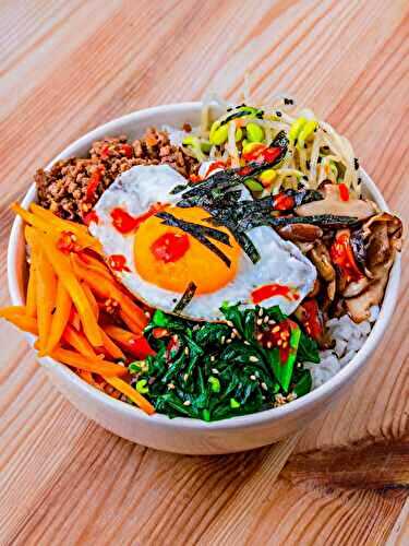 Authentique Bibimbap Coréen