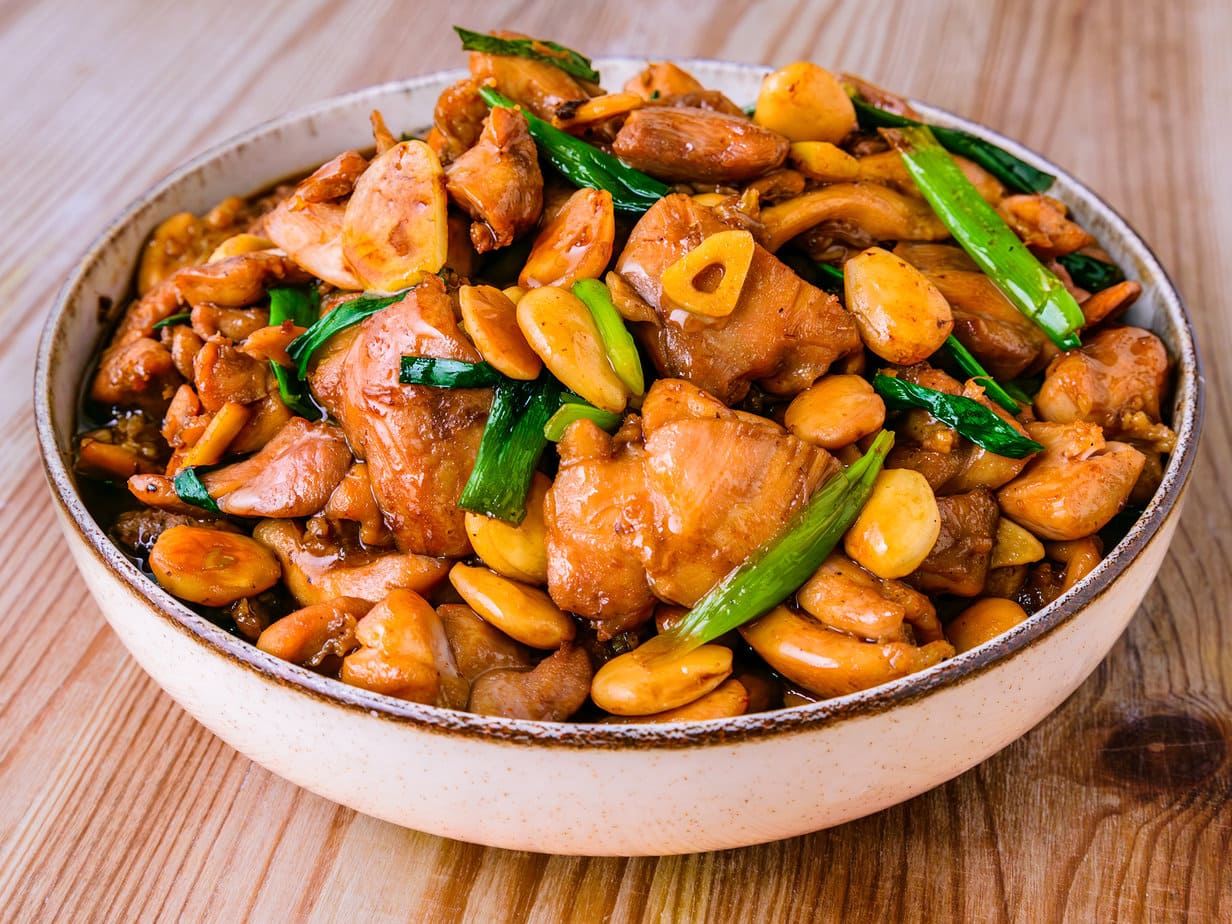 Authentique Poulet aux Amandes Chinois