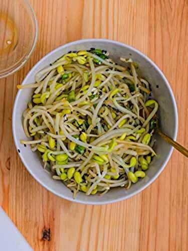 Salade de Germes de Haricots Mungo Coréenne - Kongnamul Muchim