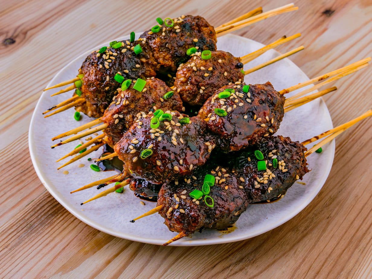 Tsukune - Brochettes de Poulet Japonaises