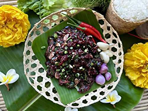 Authentique Tartare de Boeuf Thaï - Larb Dip