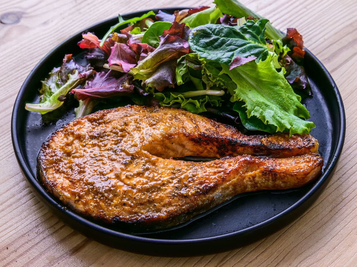 Pavé de saumon au air fryer