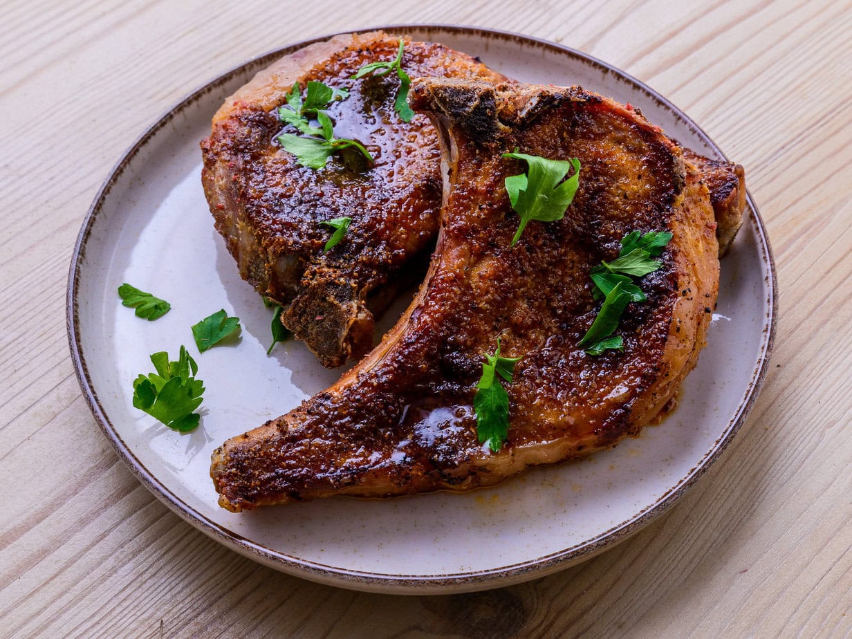 Côte de porc au air fryer